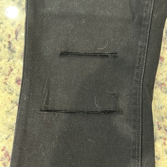 UNPUBLISHED Black High Rise Ankle Distressed Skinny Jeans - Picture 2 of 6